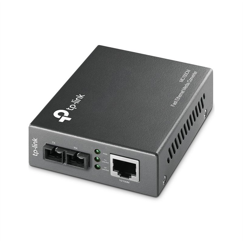 TP-Link 10/100M RJ45 to 100M Full-Duplex Multi-Mode SC Fiber Converter (MC100CM)