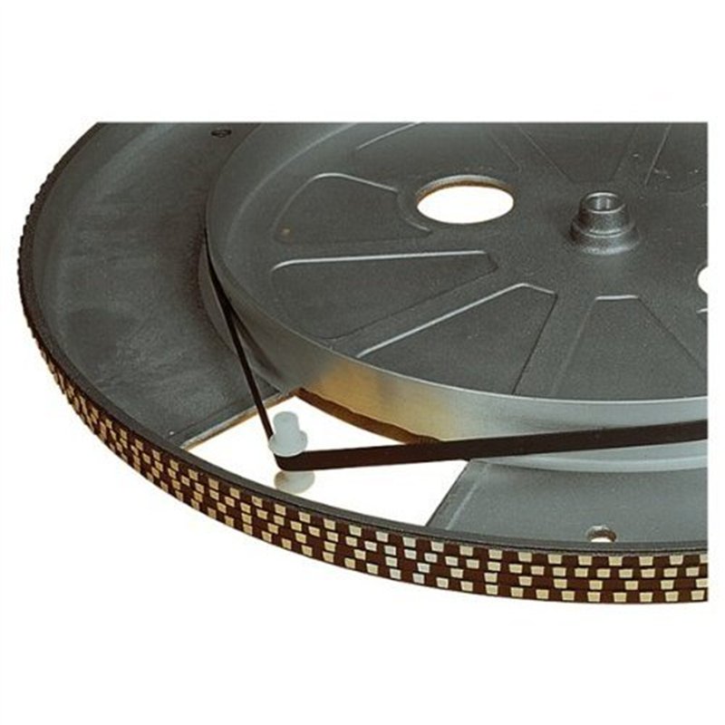Image secondaire de Electrovision - Courroie pour Platine Tourne-Disques Noire - Dimensions: 210mm
