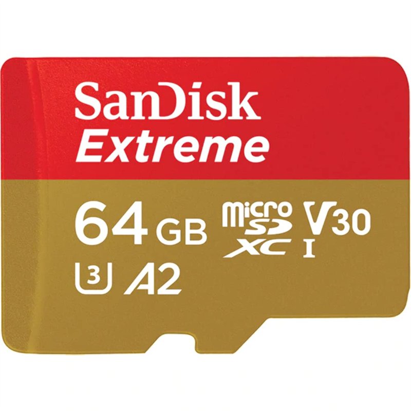 Image secondaire de SanDisk Extreme 64 Go MicroSDXC UHS-I Classe 3