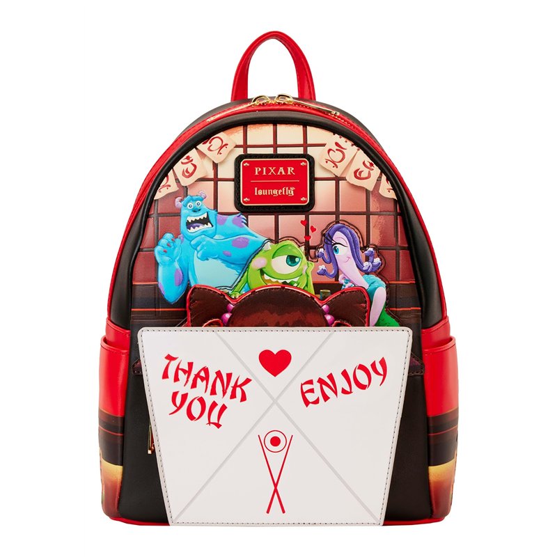 Image secondaire de Loungefly Monsters Inc Takeout Boo Sac bandoulière double sangle, multicolore, Mini