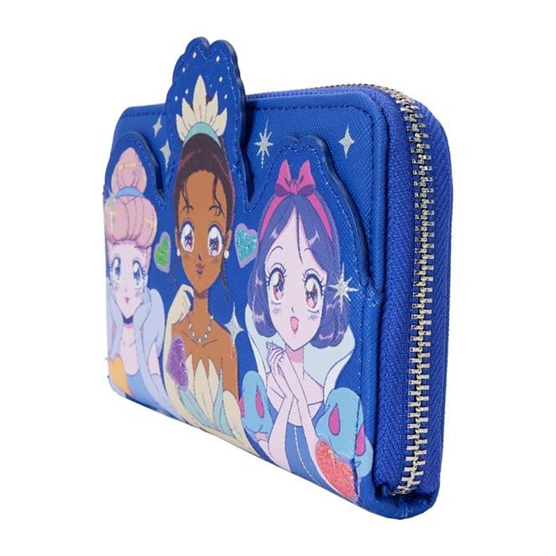 Image secondaire de Loungefly Disney Princess Manga Style Zip Around Wallet