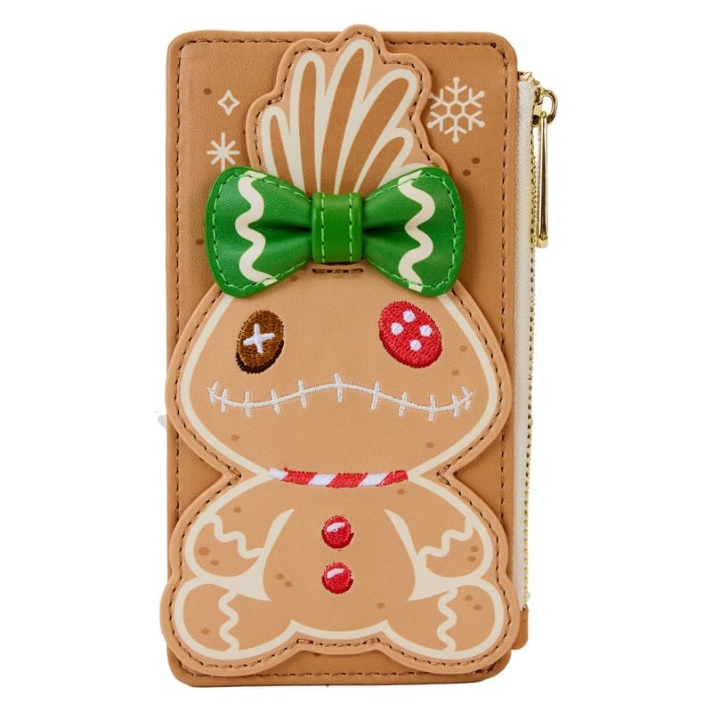 Image secondaire de Loungefly Disney Grand porte-cartes Lilo et Stitch en pain d'épices, multicolore, Porte-cartes