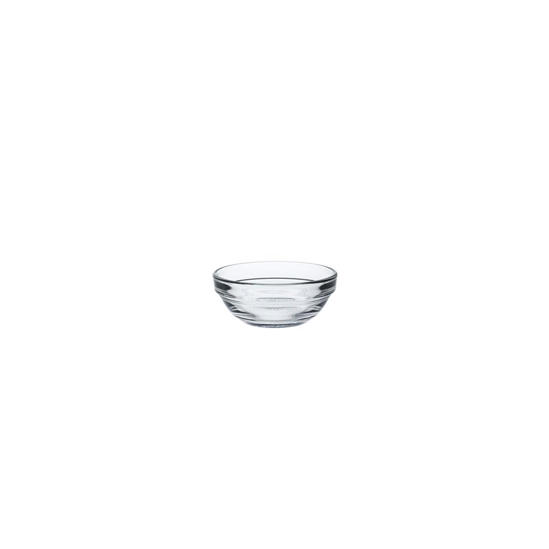 Duralex Lys Round Stacking Mixing Glass Bowl 7.5cm, Set of 4 2021AC04 by