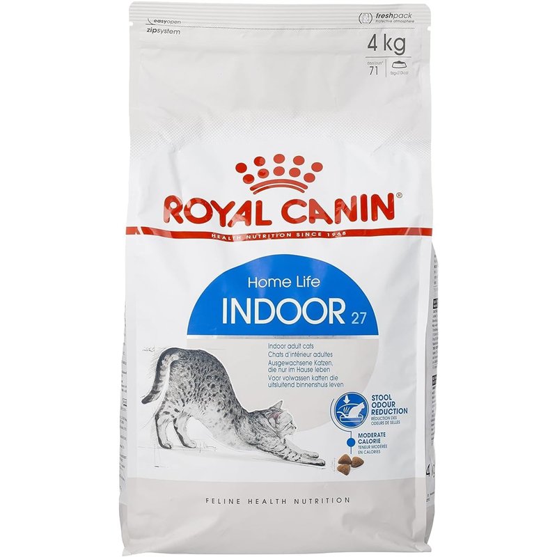 Royal Canin Indoor 27 Nourriture pour Chat 4 kg
