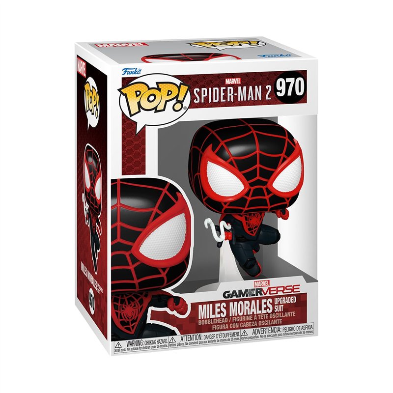 Funko Pop! Games: Spider-Man 2- Miles Morales - Spider-Man 2 Video Game - Figurine en Vinyle à Collectionner - Idée de Cadeau -