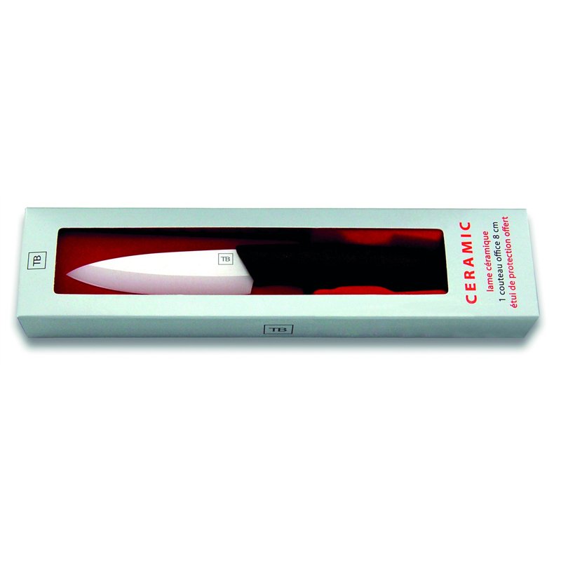 Image secondaire de Tarrerias Bonjean Coffret Couteau Office Lame Céramique Blanche 8 cm 442906 *