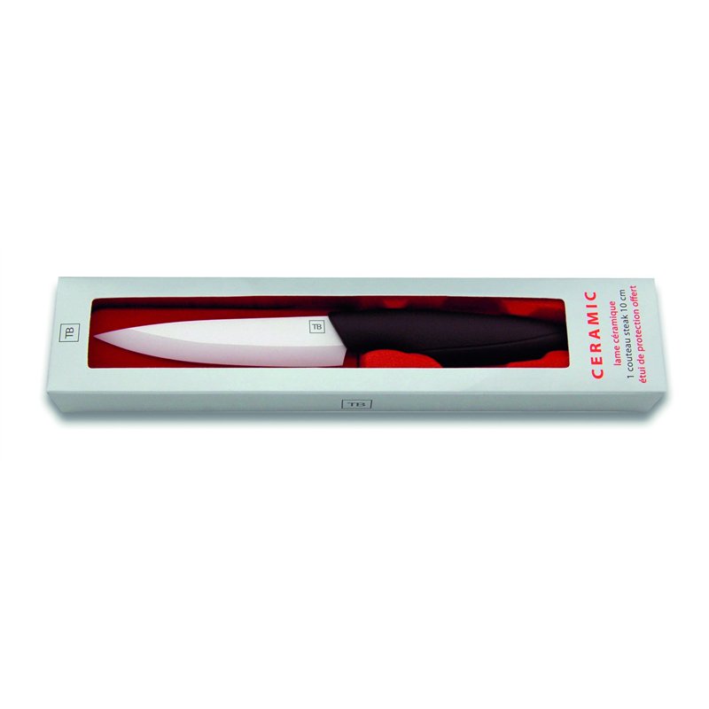 Image secondaire de TB 444526 Couteau à steak en céramique Blanc Longueur 10 cm Multicolore