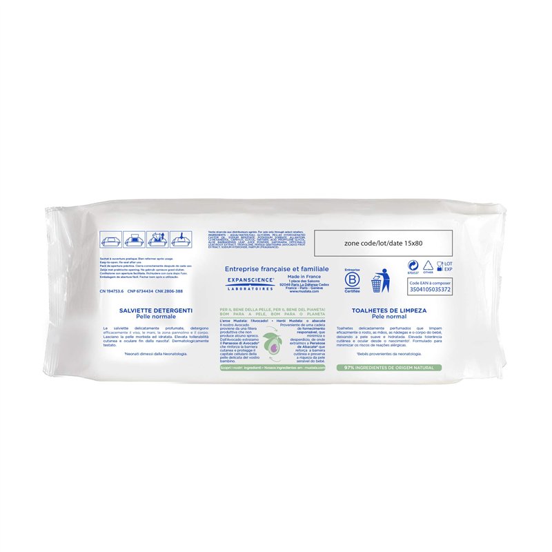 Image secondaire de Mustela Toallitas Grues Rec 70U