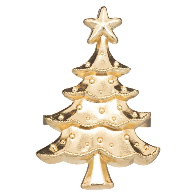 Image secondaire de ATMOSPHERA CREATEUR D'INTERIEUR Ronds de Serviette en Forme de Sapin de Noël, 2 pièces
