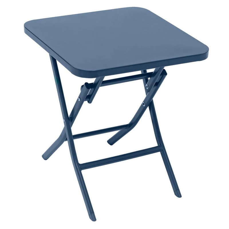 Hespéride - Table d'appoint de Jardin carrée Greensboro Pétrole