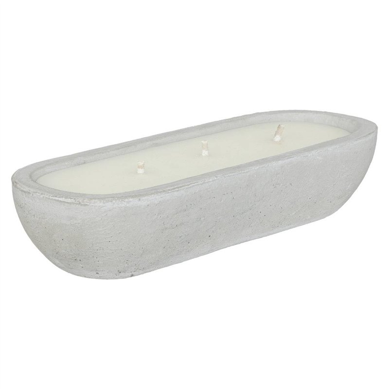 Atmosphera - Bougie ely 580g citronnelle Pot en Ciment