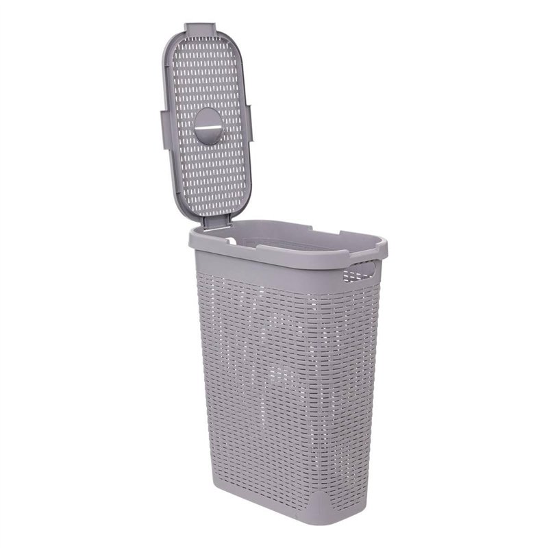 Image secondaire de 5 five simply smart Corb slim 40 l gr perle rotin