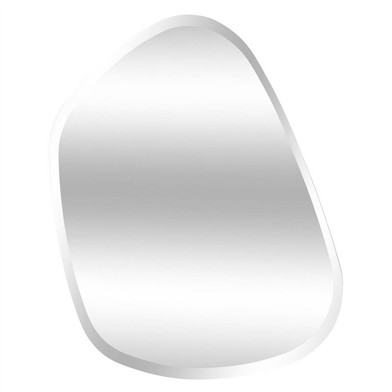 Atmosphera - Miroir Organique bisauté Aidan 68x50cm Argent