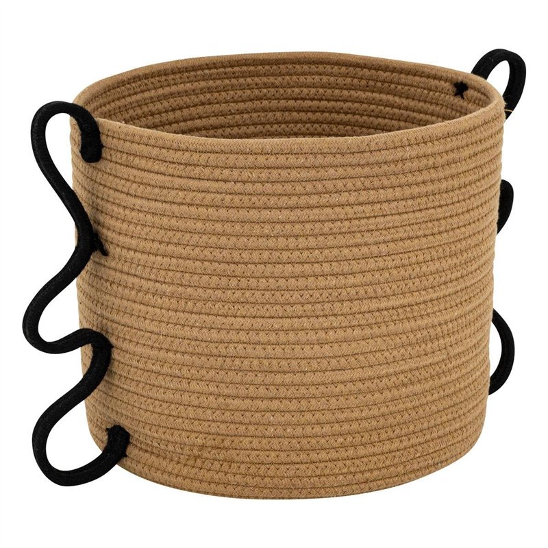 Image secondaire de Atmosphera - Lot de 2 paniers Ronds Wavy Bliss Beige l25 30cm