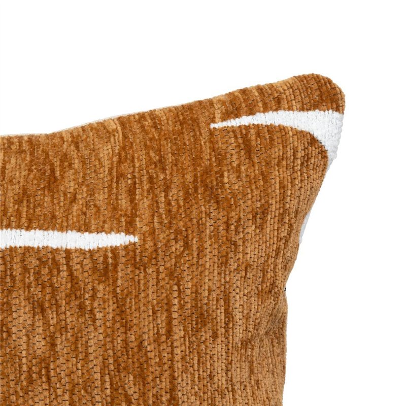 Image secondaire de Atmosphera - Housse de coussin jeni chenille marron 50x30cm