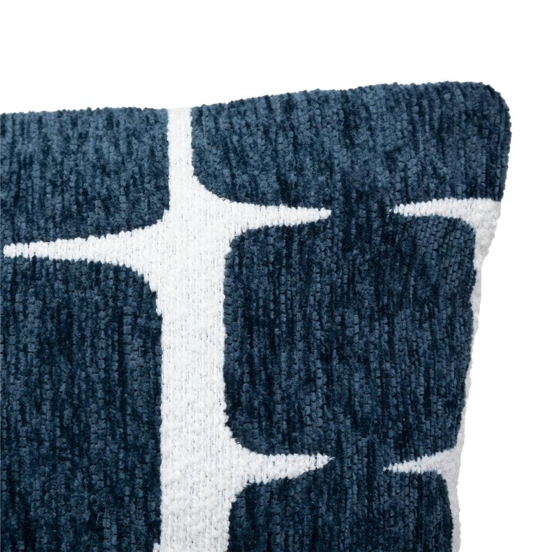 Image secondaire de Atmosphera - Housse de Coussin Jeni Chenille Bleu égéen 50x30cm
