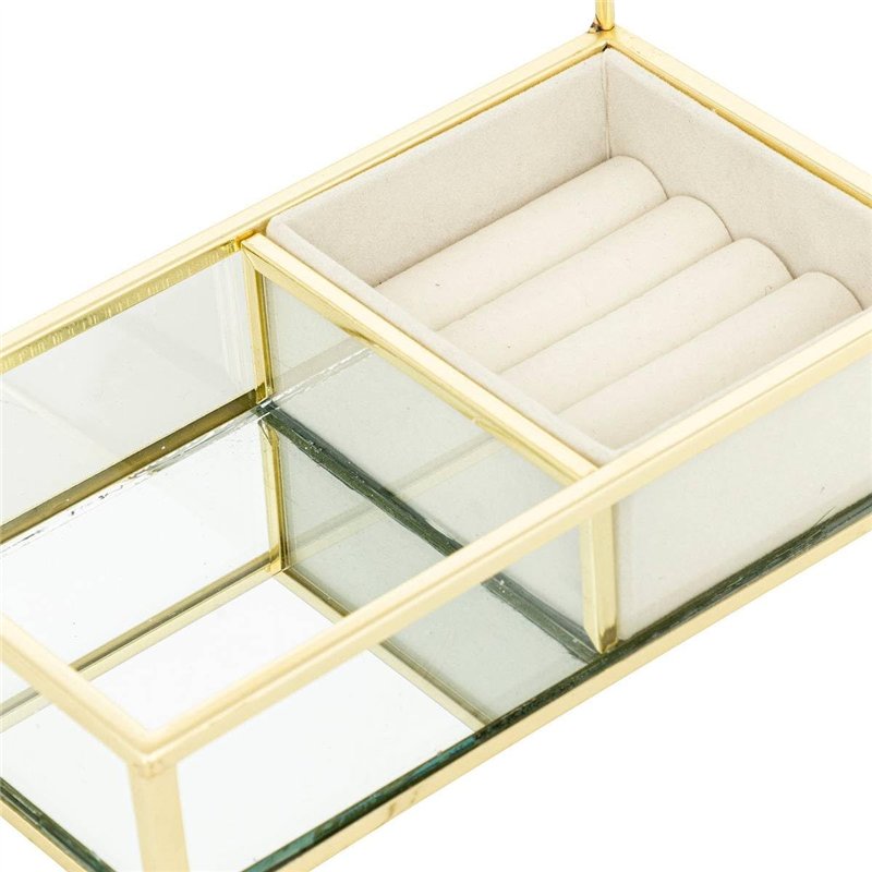 Image secondaire de Atmosphera - Porte-bijoux isra métal doré h29cm