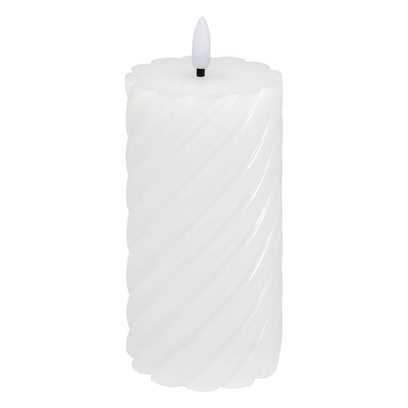 Atmosphera - Bougie led aloe blanc 135g