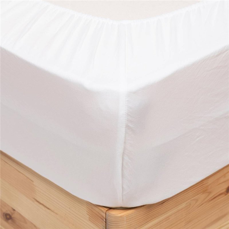 Image secondaire de Atmosphera - Drap Housse priscia Blanc 140x190cm