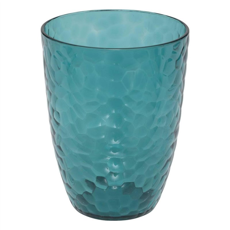 5five - verre à eau martelé estiva bleu