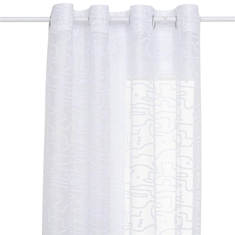 Atmosphera - Voilage lazi fleur140x240