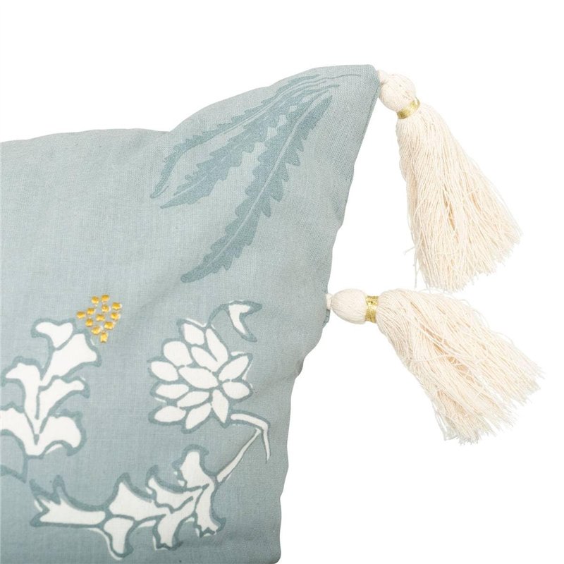 Image secondaire de Atmosphera - Coussin brodé Wild Vert céladon 58x38cm