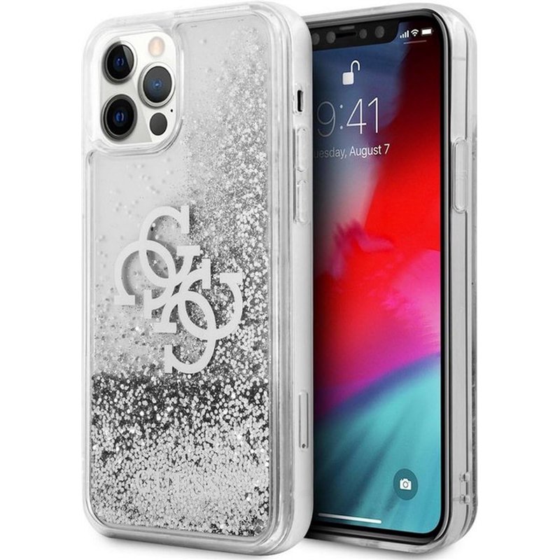 GUESS GUHCP12LLG4GSI Coque pour iPhone 12 Pro Max 6,7