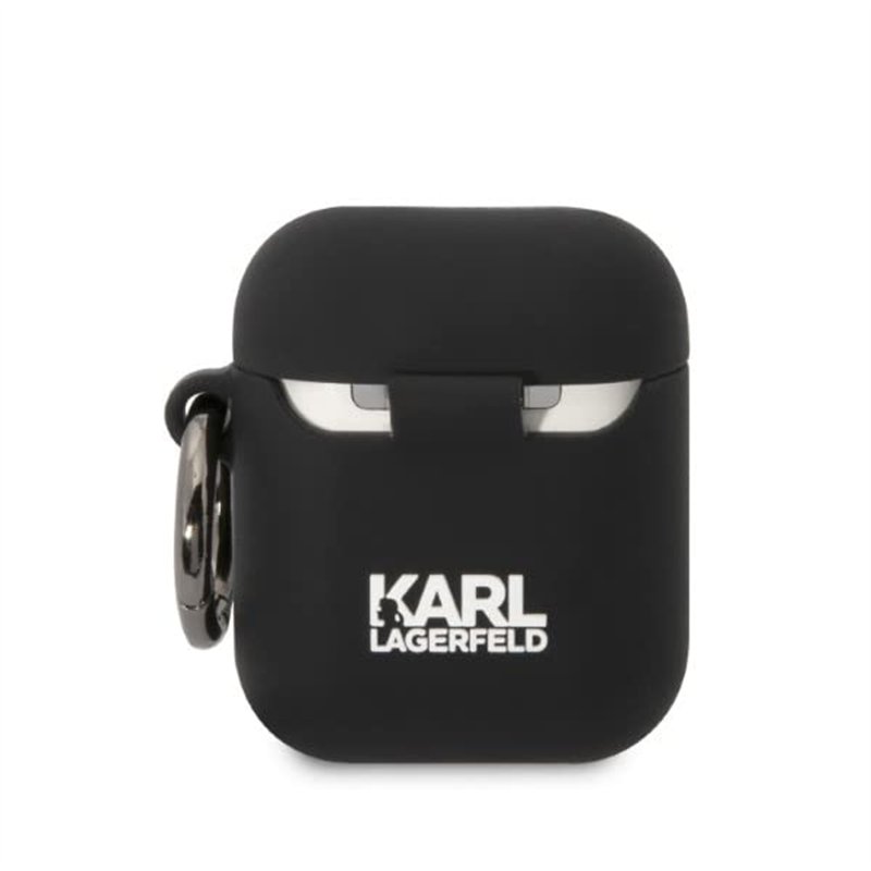 Image secondaire de Karl Lagerfeld Silicone NFT Choupette Head 3D Coque AirPods 1/2 gen, Noir