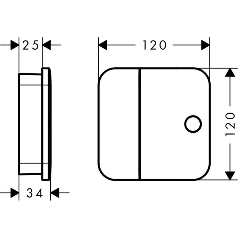 Image secondaire de AX One Thermostat EMP. 1 func. Chrome