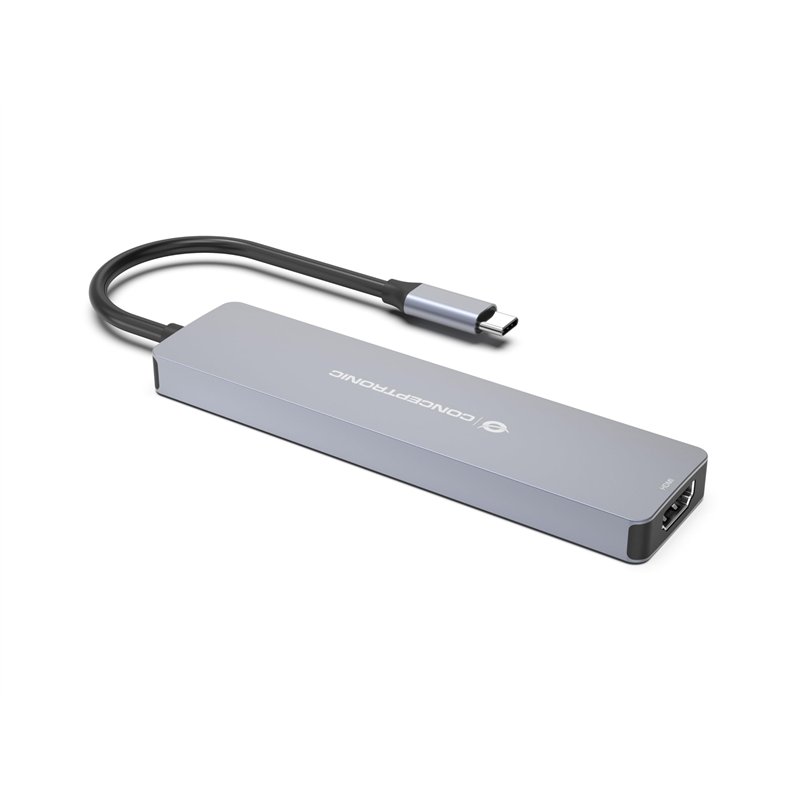 Image secondaire de CONCEPTRONIC Station d'accueil USB-C > HDMI, 2 Ports USB-A, 2 Ports USB-C, SD, TF 0,25 m