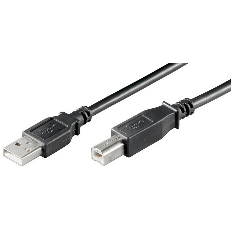 Goobay 93596 Câble Hi-Speed USB 2.0, Noir, 1.8m Longueur