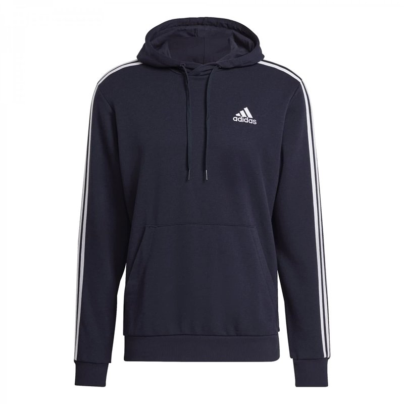 Adidas M 3S FT HD, Sweat à Capuche Menu, Legend Ink/White, M