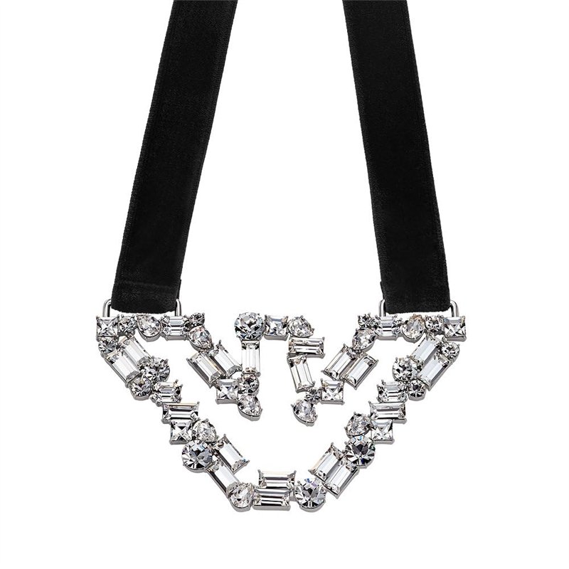 Emporio Armani Collier pour femme en métal argenté, EGS3049040