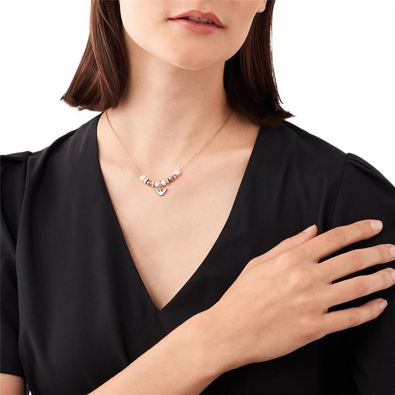 Image secondaire de Emporio Armani Collier femme nacre blanche, EGS3053221