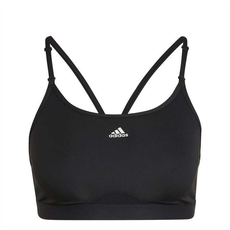 adidas Aeroreact Training Light-Support Sports Bra Female Adult, Black, XSAC