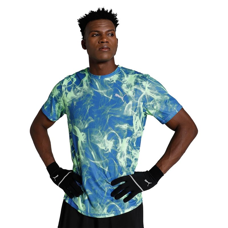 PUMA S6491031 T-Shirt, Bleu, M Homme