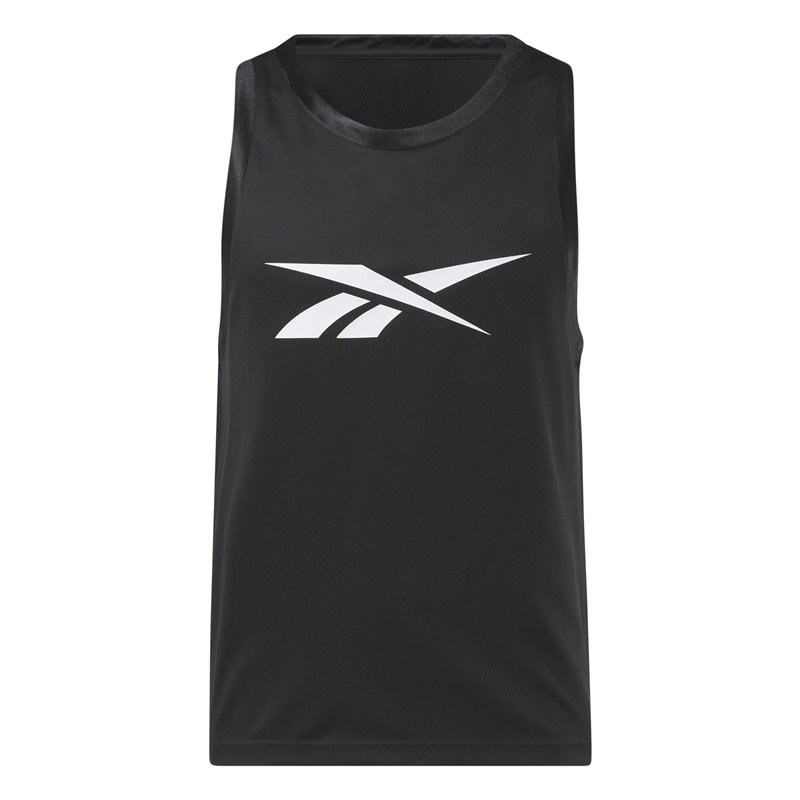 Reebok Maille de Basket-Ball Veste, Noir, S Homme