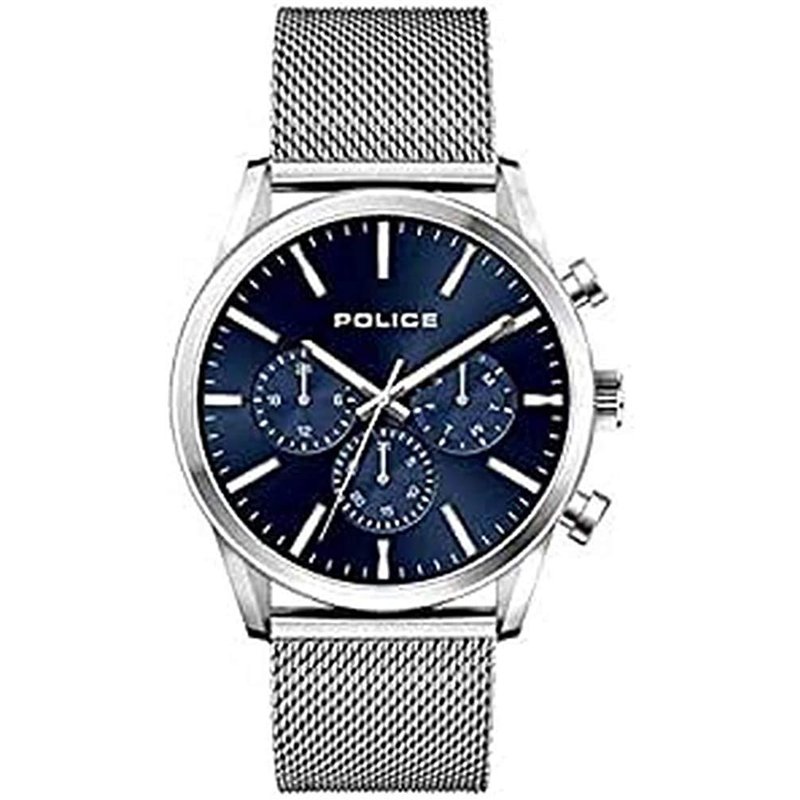 POLICE Homme Analogique Quartz Montre avec Bracelet en Acier Inoxydable 1
