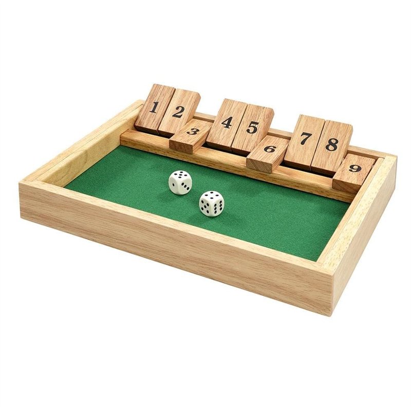 Image secondaire de Traditional Shut The Box - Jeux de Société (Import Grande Bretagne)