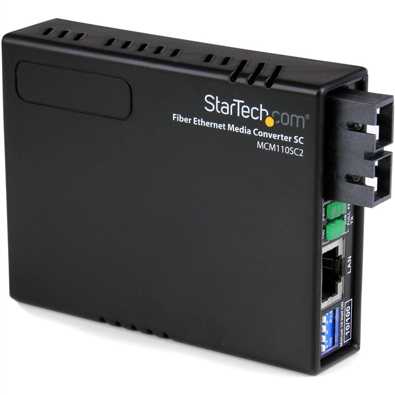 StarTech.com MCM110SC2GB Ethernet 10/100 en Mode multifibres Media Converter SC - 2 km