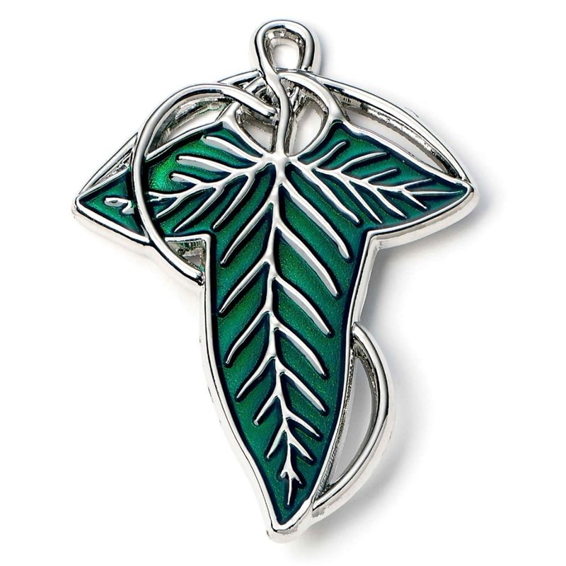 The Lord of The Rings Pin's La Feuille de Lorien - Bleu - LRPB0005, taille unique, Zinc