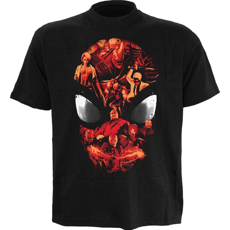 Spiderman D0800305 T-Shirt, Noir, M Mixte