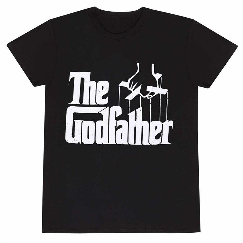 T Shirt à Manches Courtes The Godfather Logo Noir Unisexe