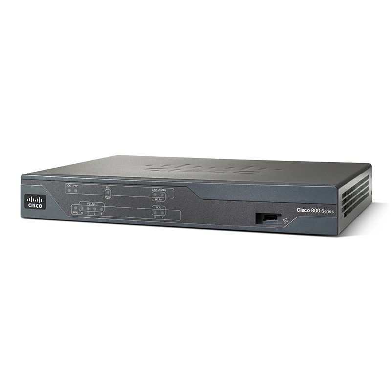 Cisco C886 Routeur connecté Fast Ethernet Noir
