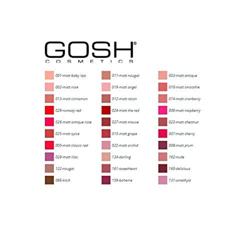Image secondaire de Velvet Touch Lipstick Matt 005 Matt Classic Red - Gosh