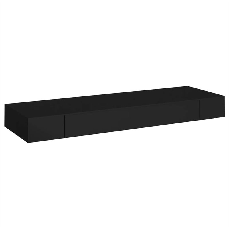 vidaXL Etagère Murale Flottante avec Tiroir Etagère d'Affichage Suspendue Meuble de Rangement Etagères à Livres Salon Maison Int