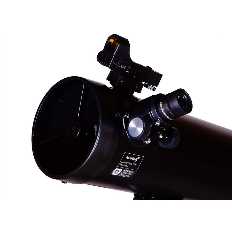 Image secondaire de Levenhuk Skyline Plus 115S Newtonian Reflector Night Telescope with Equatorial Mount, Red Dot Finderscope and High Magnification