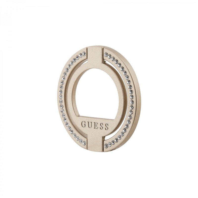 GUESS GUMRSALDGD Support pour bague avec strass dorés