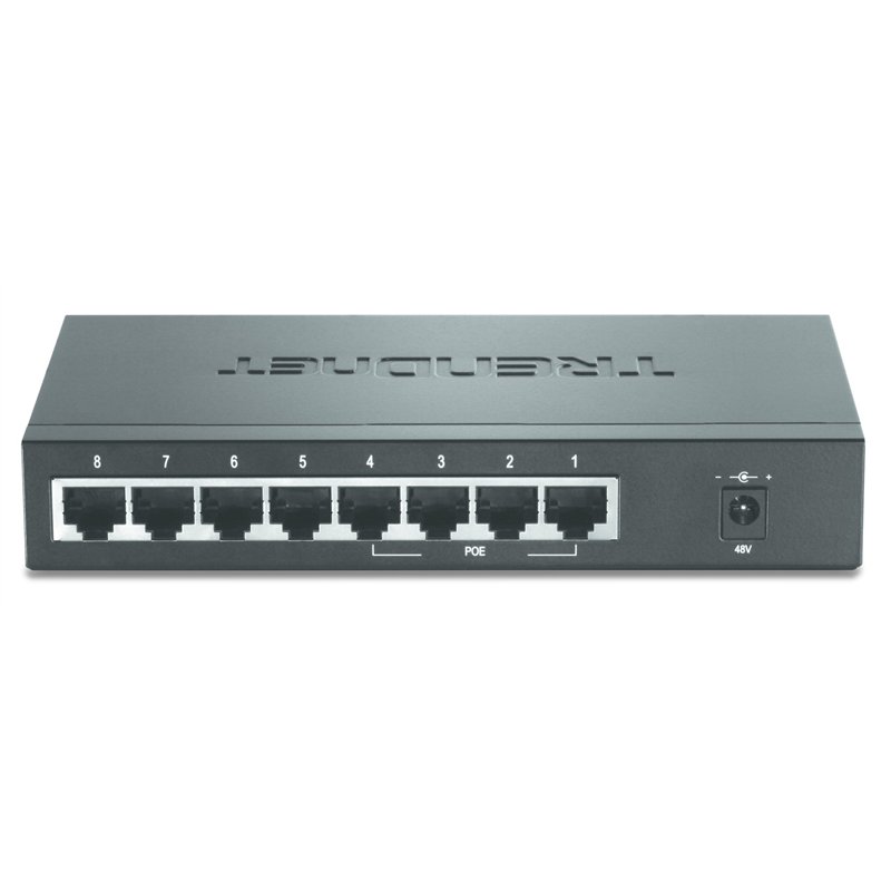 Image secondaire de Trendnet TPE-S44 commutateur réseau Non-géré Connexion Ethernet, supportant l'alimentation via ce port (PoE) Bleu