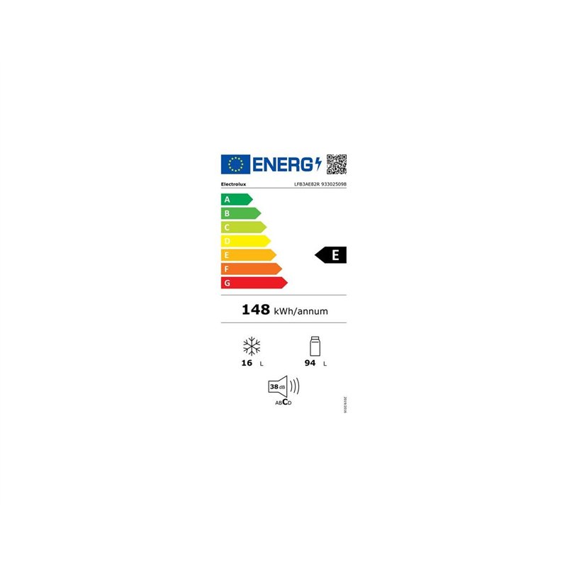 Image secondaire de Réfrigérateur 1 Porte 112l Statique Blanc - LFB3AE82R
